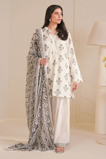 IKAT ESSENCE - 3 PIECE PRINTED LAWN SUIT - DIGITAL PRINT