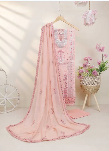 Luxury Lawn Embroidered Suit V521A
