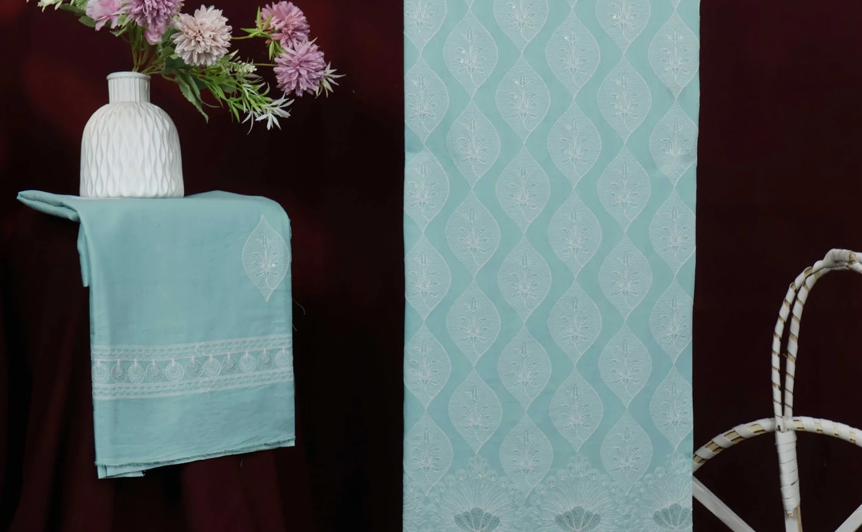 2 Pcs- Embroidered Lawn Suit S2P01