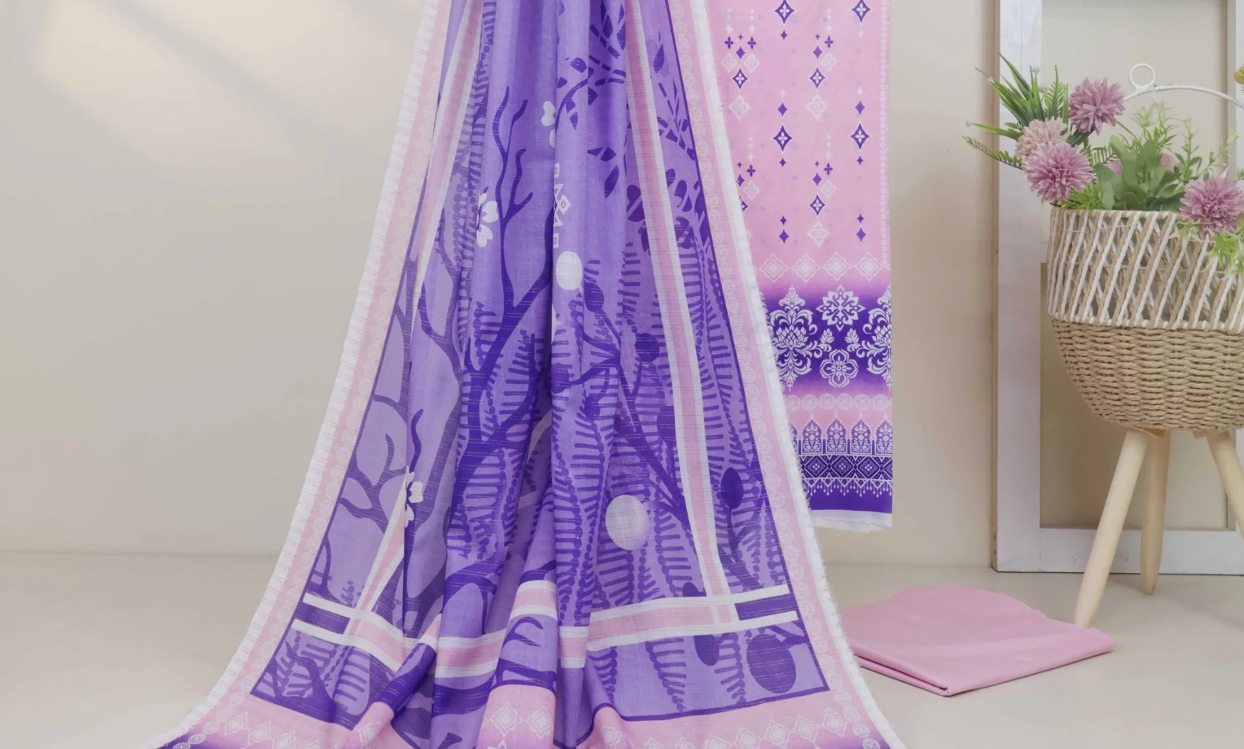 3 PC - Lawn Printed Suit L3PP416
