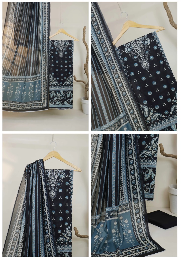 3PC-Lawn Printed Suit 3PLBS54