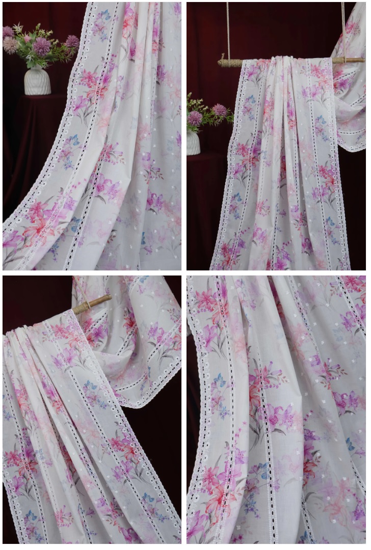 Embroidered Lawn Shawl LSST17